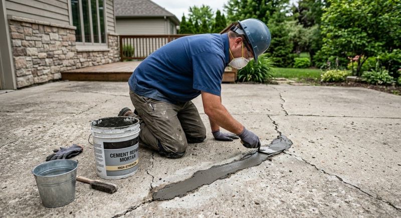 Concrete Crack Sealing in West Des Moines, IA