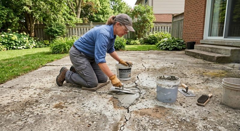 Concrete Patio Repair in Albany, NY