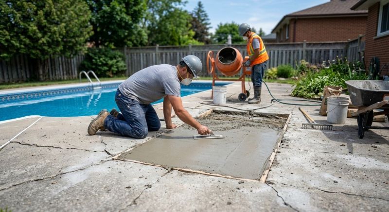 Concrete Pool Deck Repair in Corpus Christi, TX
