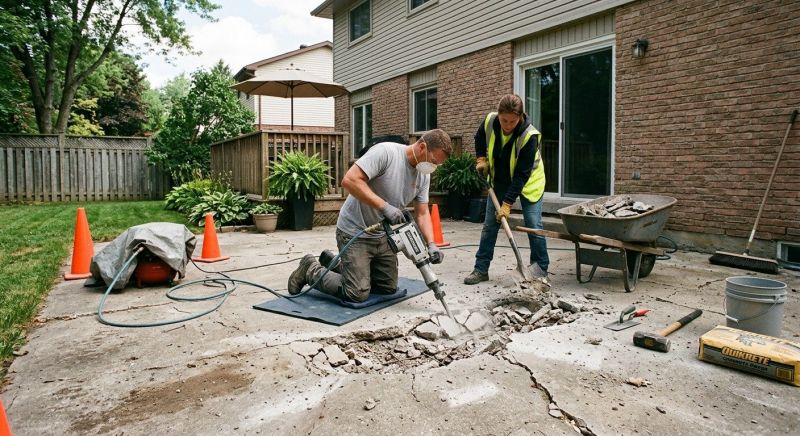 Concrete Pool Patio Repair in Miami Dade County, FL
