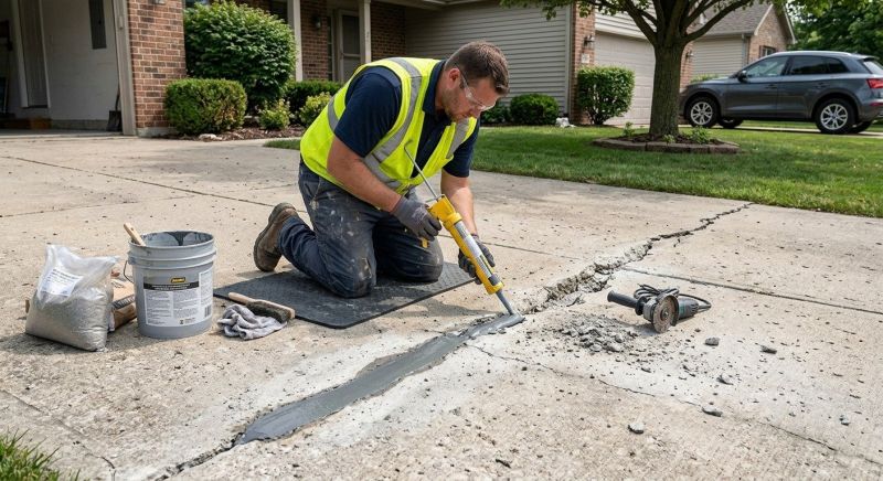 Cracked Slab Repair in Des Moines, IA