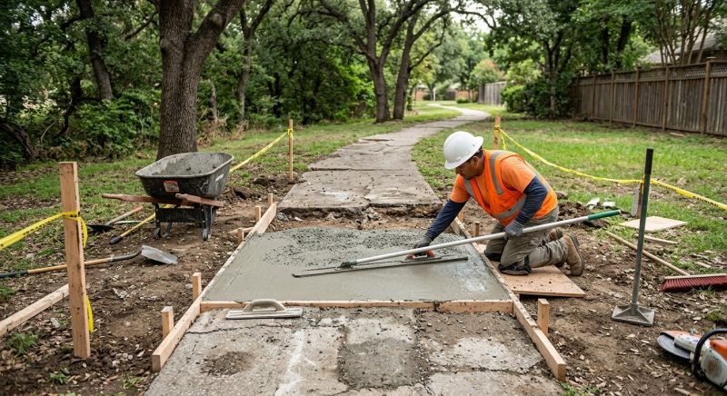 Entryway Concrete Repair in Des Moines, IA