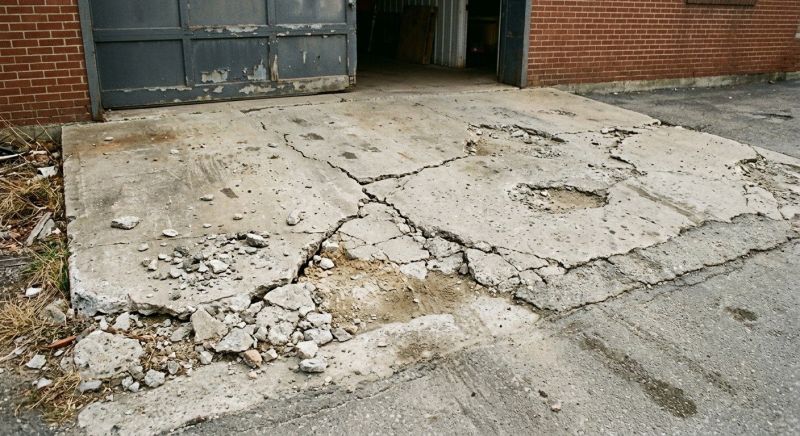Exposed Aggregate Repair in West Des Moines, IA