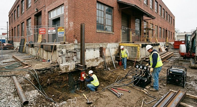 Foundation Stabilizing in Columbus, OH