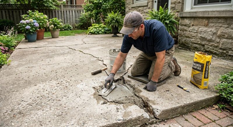 Porch Crack Repair in Des Moines, IA
