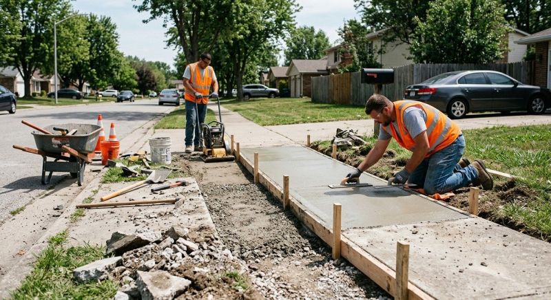 Sidewalk Repair in West Des Moines, IA