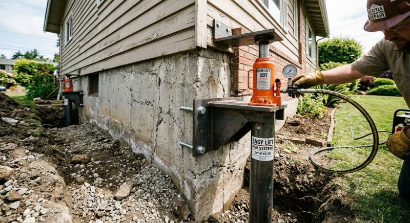 Sinking Foundation Lifting in Columbus, OH